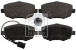 FEBI BILSTEIN Piduriklotsi komplekt,  ketaspidur 116097