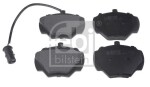 FEBI BILSTEIN Piduriklotsi komplekt,  ketaspidur 116116