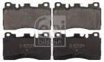 FEBI BILSTEIN Piduriklotsi komplekt,  ketaspidur 116139