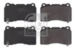 FEBI BILSTEIN Piduriklotsi komplekt,  ketaspidur 116151