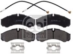 FEBI BILSTEIN Piduriklotsi komplekt,  ketaspidur 116255