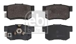 FEBI BILSTEIN Piduriklotsi komplekt,  ketaspidur 116308