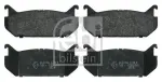 FEBI BILSTEIN Piduriklotsi komplekt,  ketaspidur 16194