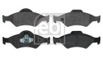 FEBI BILSTEIN Piduriklotsi komplekt,  ketaspidur 16400