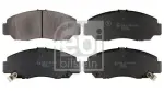 FEBI BILSTEIN Piduriklotsi komplekt,  ketaspidur 170650