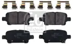 FEBI BILSTEIN Piduriklotsi komplekt,  ketaspidur 171397