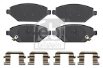 FEBI BILSTEIN Piduriklotsi komplekt,  ketaspidur 175679