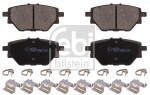 FEBI BILSTEIN Piduriklotsi komplekt,  ketaspidur 195081