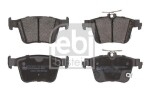 FEBI BILSTEIN Piduriklotsi komplekt,  ketaspidur 196403
