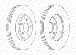FERODO Piduriketas PREMIER DDF2596C-1