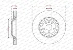 FERODO Piduriketas PREMIER DDF3048VC-1