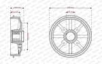 FERODO Piduritrummel FDR329840
