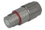Hydraulic coupler plug 1/4inch BSPP (slotted)