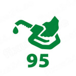KLEEBIS 95 BENSIIN