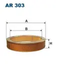 FILTRON  Õhufilter AR 303