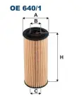 FILTRON Õlifilter OE 640/1