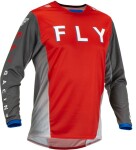FLY FLY 376-424L / t-shirt off road terrain fly racing kinetic kore color gray/red, size l