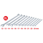 lehtsilmusvõtmete komplekt xl, 11 osa, 12-24mm
