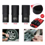 1/2" spiraalprofiiliga löökpadrunite komplekt, 3 osa, 17-21mm