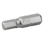 1/4" otsak, sisekuuskant, 25mm, 3mm