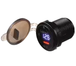 4 Connect 4-600162 waterprof USB-laadija koos voldid display