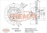 FREMAX  Piduriketas Premium Black High Carbon + BD-0419