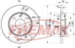 FREMAX Тормозной диск BD-4298