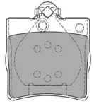 FREMAX Piduriklotsi komplekt,  ketaspidur FBP-1139