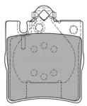 FREMAX Piduriklotsi komplekt,  ketaspidur FBP-1142