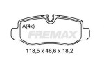 FREMAX Piduriklotsi komplekt,  ketaspidur FBP-2010