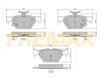 FREMAX Piduriklotsi komplekt,  ketaspidur FBP-2271