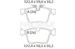 FREMAX Piduriklotsi komplekt,  ketaspidur FBP-2617