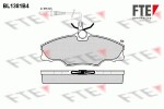 FTE Piduriklotsi komplekt,  ketaspidur 9010156