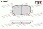 FTE Piduriklotsi komplekt,  ketaspidur 9010468