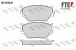FTE Piduriklotsi komplekt,  ketaspidur 9010508