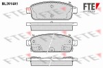 FTE Piduriklotsi komplekt,  ketaspidur 9010862