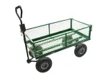 4-rattaga aiavanker-käru terasest max 350kg. 45x52x102cm geko