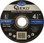 lõikeketas metallile/terasele 115x1x22.2mm premium geko