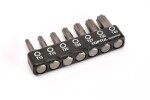 Toptul Kruvikeeraja otsikute komplekt, 7 osa, torx, lapik
