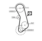 GATES  Hammasrihm PowerGrip® 5016