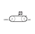 GATES  Hammasrihm PowerGrip® 5034