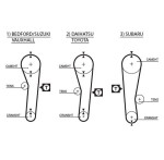 GATES  Hammasrihm PowerGrip® 5043
