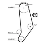 GATES  Зубчатый ремень PowerGrip® 5245