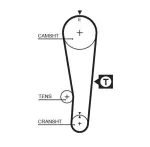 GATES Hammasrihm PowerGrip™ 5382XS