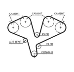 GATES Hammasrihm PowerGrip™ 5453XS