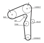 GATES Hammasrihm PowerGrip™ 5462XS