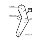 GATES Hammasrihm PowerGrip™ 5473XS