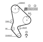 GATES Hammasrihm PowerGrip™ 5524XS