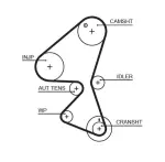 GATES Hammasrihm PowerGrip™ 5598XS