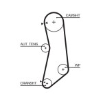 GATES Hammasrihm PowerGrip™ 5627XS